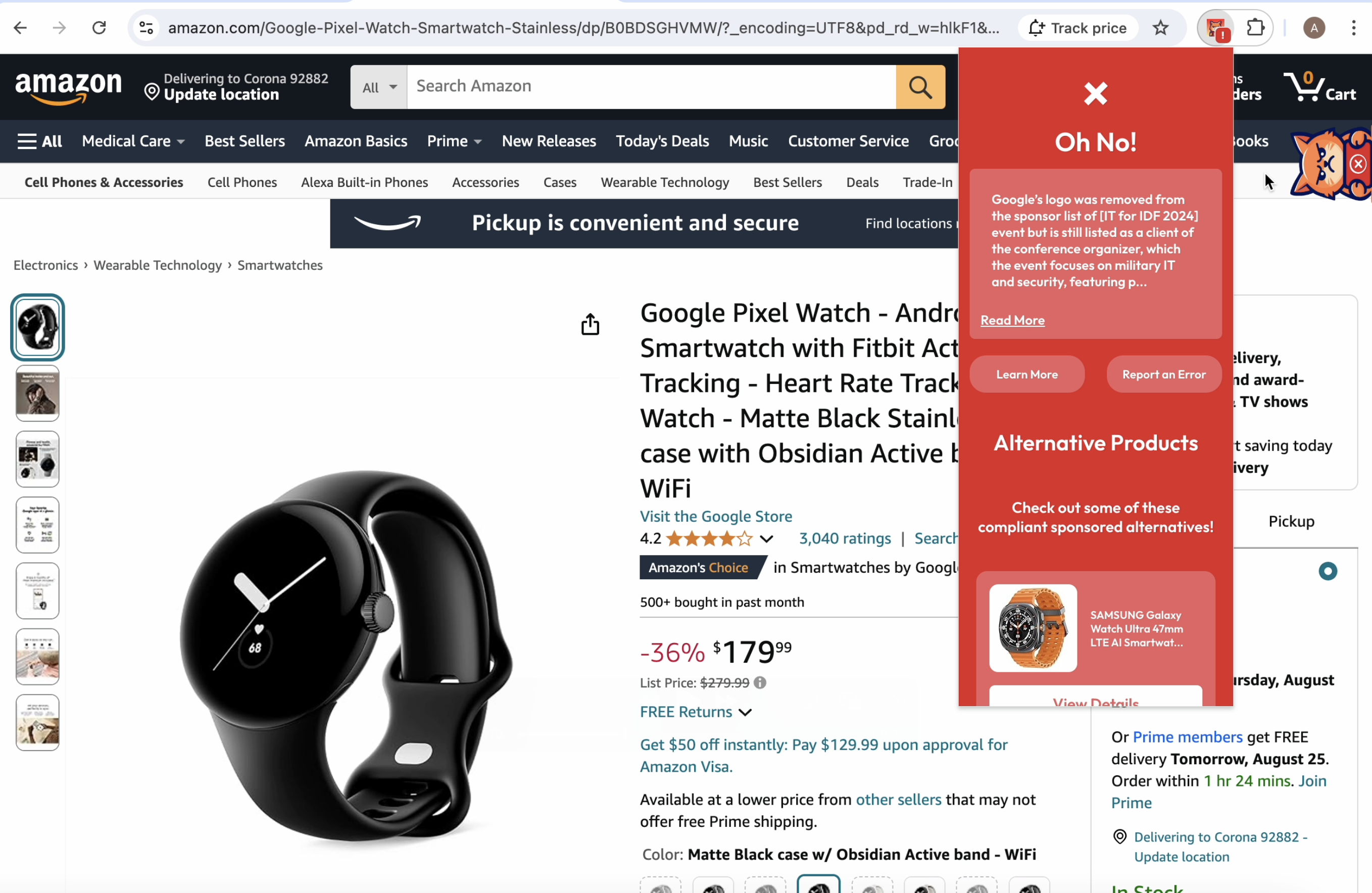 Boycat Browser Extension